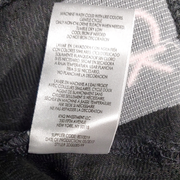 Calvin Klein baby's 2 pc. charcoal gray moto jacket, leggings set Sz. 18-24 mo - Picture 11 of 12